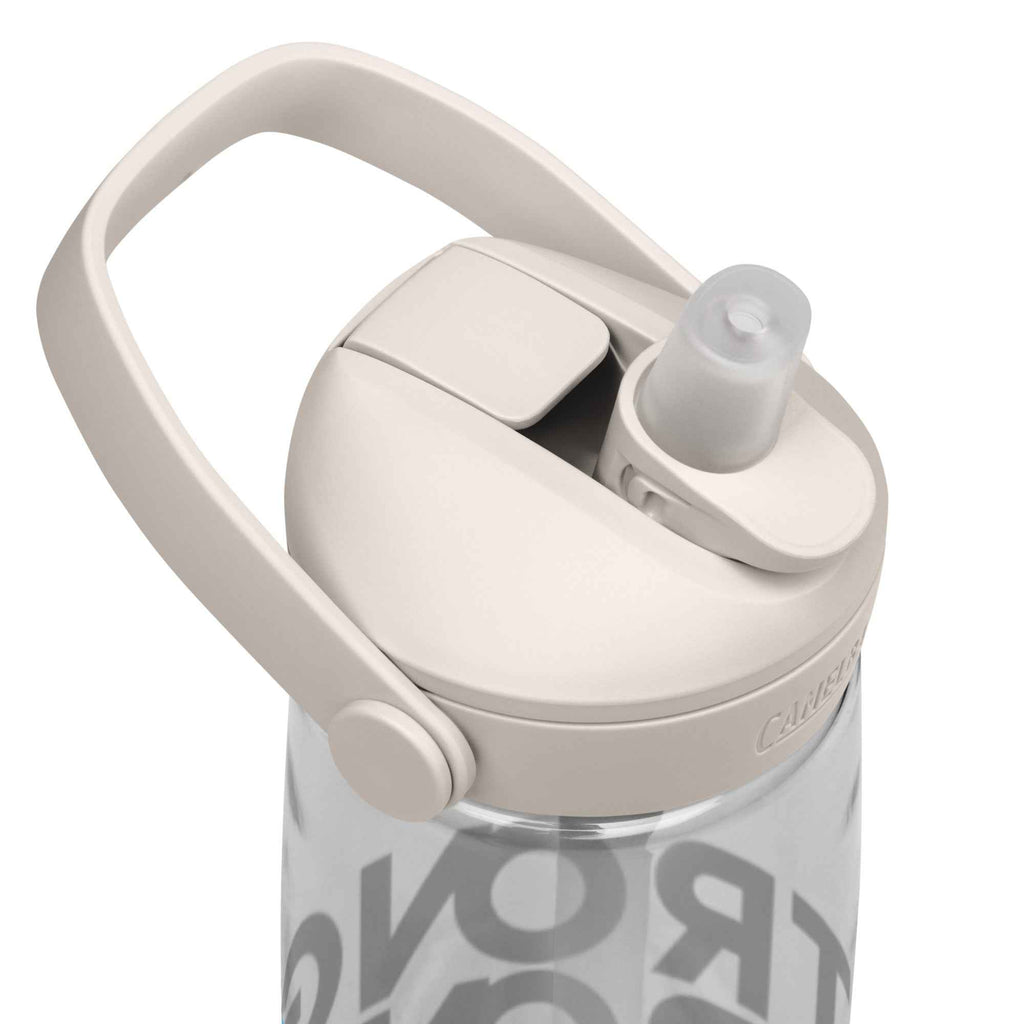 Flip straw water bottle
