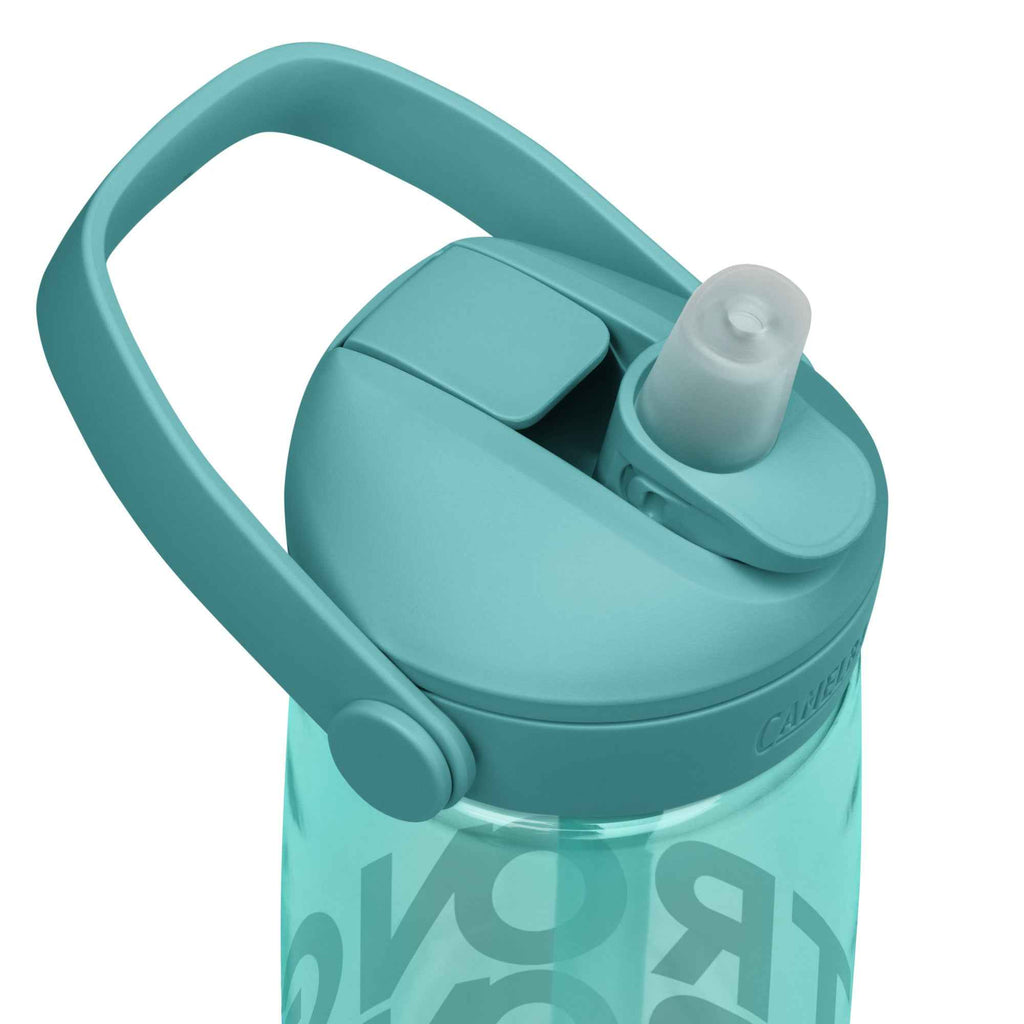 Flip straw water bottle