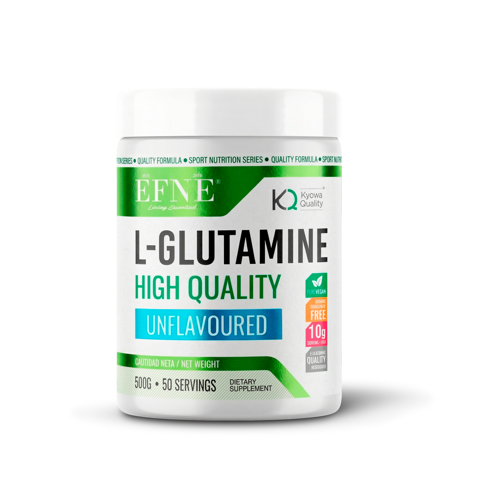 L-Glutamina Pura (Kyowa Quality®) - 500g | Recuperación Muscular y Salud Intestinal