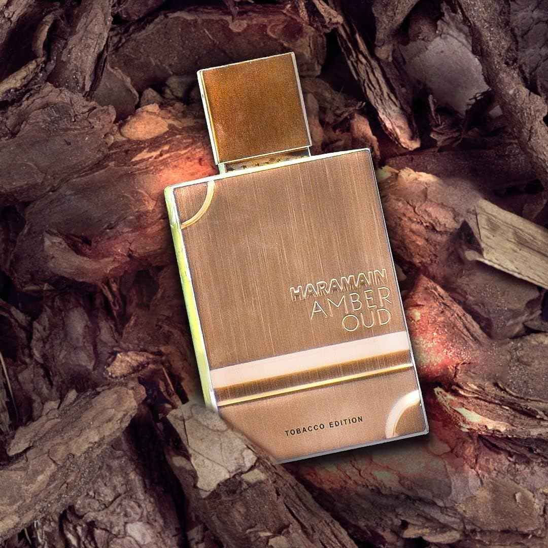 Al Haramain Amber Oud Tobacco Edition 60 ml | Eau de Parfume Spray para mujer | Fragancia oriental | Perfume unisex árabe de lujo