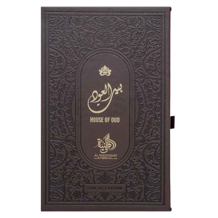 Al Wataniah House Of Oud - Perfume de Lujo para Hombres, Eau de Parfum 100ml, Aroma Exótico y Duradero