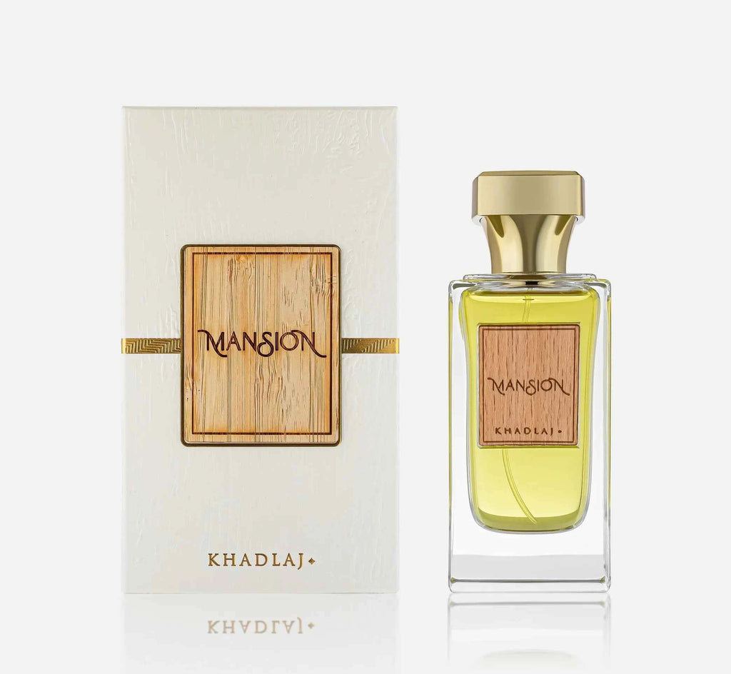 Khadlaj Mansion Eau De Parfum with Cognac, Raspberry, Tonka Bean, and Sandalwood