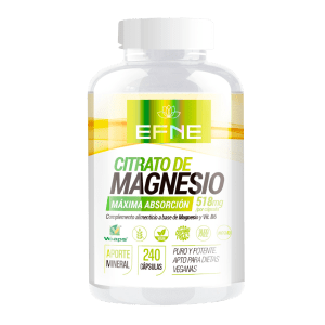 Citrato de Magnesio + B6 EFNE | Alta Absorción y Máxima Pureza (90 / 240 Cápsulas)
