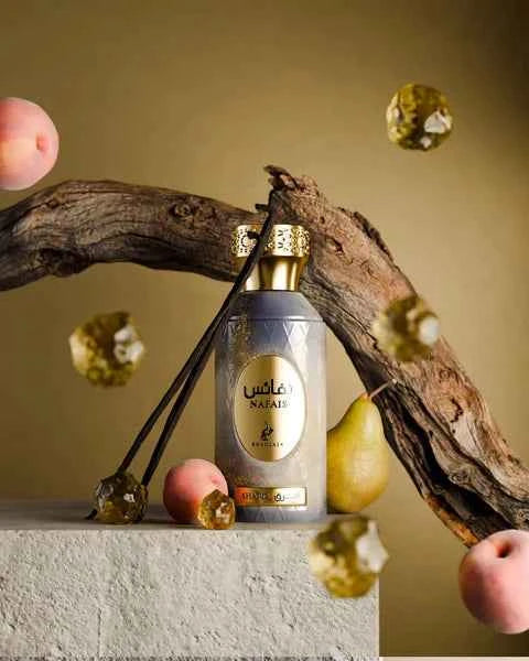 Nafais Sharq 100ml Khadlaj Perfume for Women - Pear Gardenia Amber Eau De Parfum