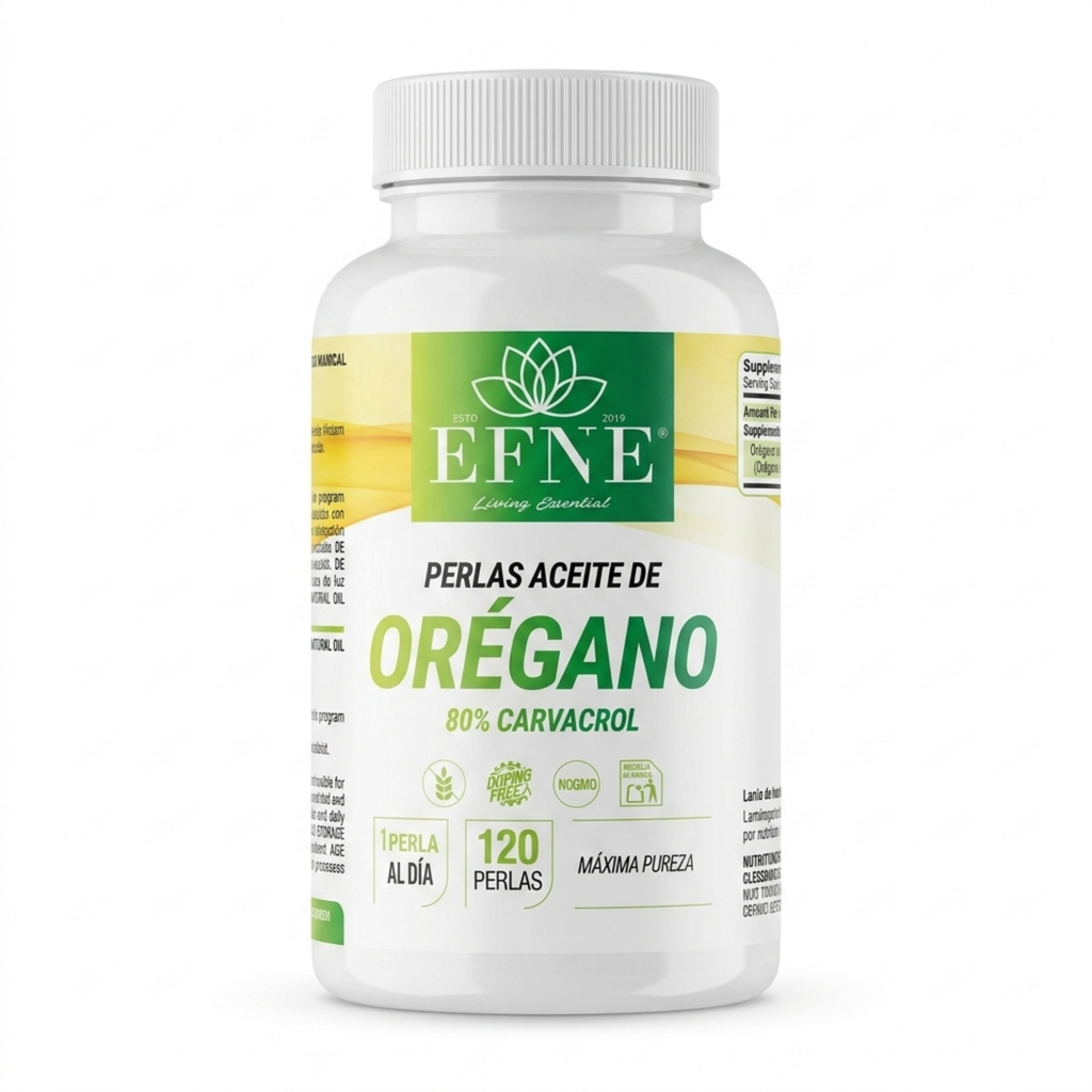 Aceite de Orégano Premium 80% Carvacrol (120 Perlas) - EFNE