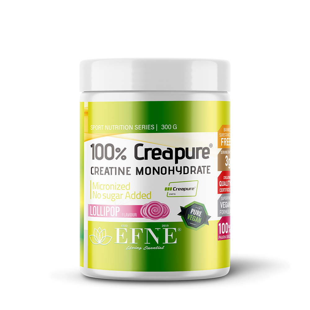 Creatina Creapure® EFNE – Sabor Lollipop y Pureza Garantizada