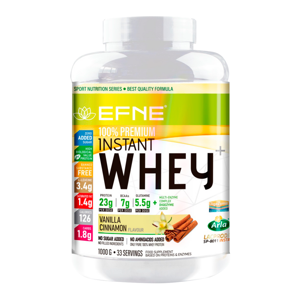 Proteína Whey Vainilla-Canela EFNE | Suave, Ligera y Efectiva con DigeZyme® (1kg / 2kg)