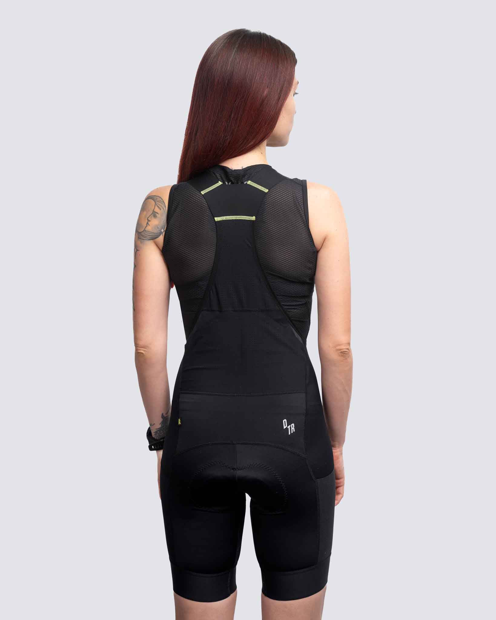 Women's Gravel Cargo Bibs - Base Black